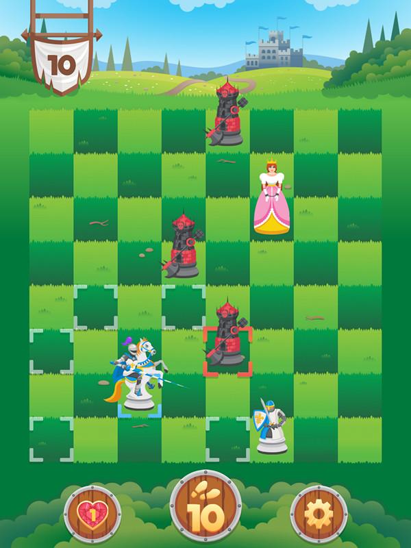 《骑士拯救女王》评测:烧脑的国际象棋新玩法