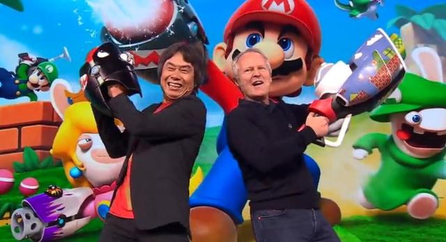 E3 2017:宫本茂站台 育碧公布《马里奥+疯兔 王国对决》_游戏_腾讯网