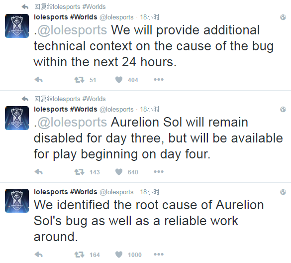 LOL�ٷ���bug�޸���� 10��3�������ع����� 