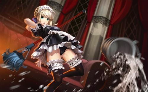 宅男福利 《300英雄》中的女仆情怀_游戏_腾讯网