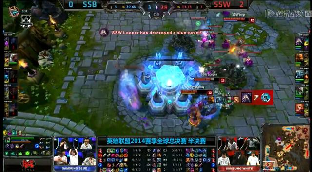 战报:4强赛第1场第3局 SSW3:0横扫晋级决赛