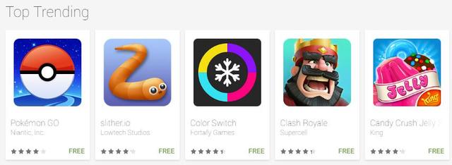 谷歌评北美区2016年度最佳游戏：《皇室战争》当选