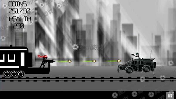 《火柴人列车射击》评测:疯狂射射射