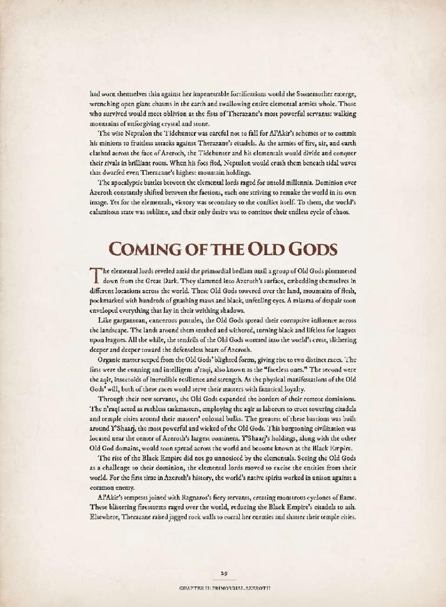 《魔兽世界编年史》预览图公布!历史秘闻全收录