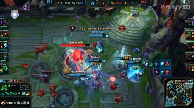 LOL全明星赛:Huni大亮 欧洲完胜北美