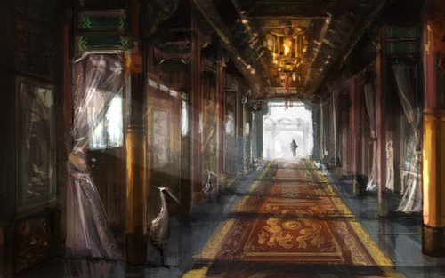 精美宫殿原画图片