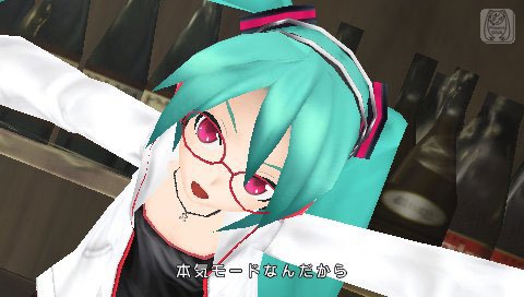 PSP《初音少女 歌姬计划2》诱惑换装