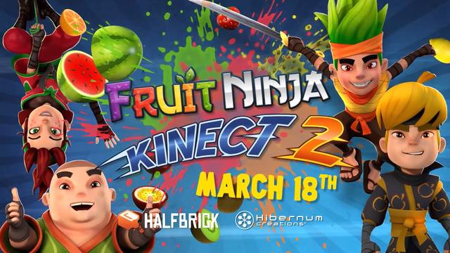 《水果忍者Kinect2》3月登陆XBO 真人预告曝
