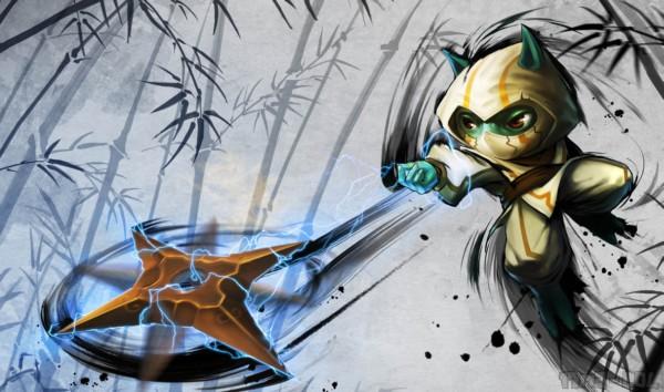 LOL测试服:冰鸟新全特效皮肤 破败主动吸血被