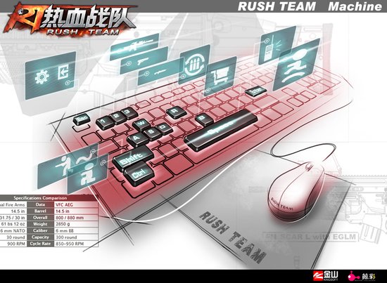 rt《热血战队》手绘效果图透析专业竞技