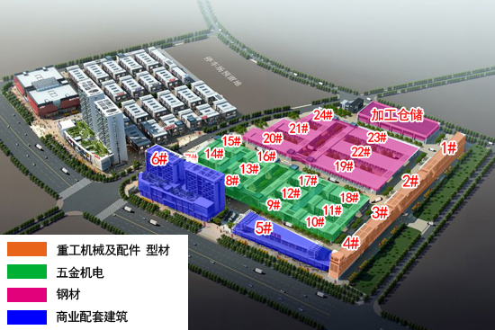 南方金属产业商贸物流城1-4#楼热售 解析业态