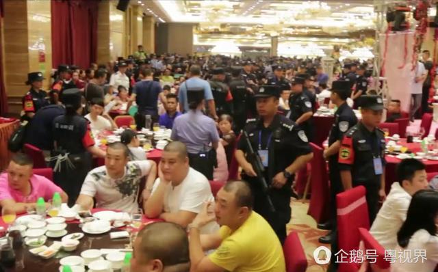 深圳千名警察冲进黑帮婚礼 被认为是助兴
