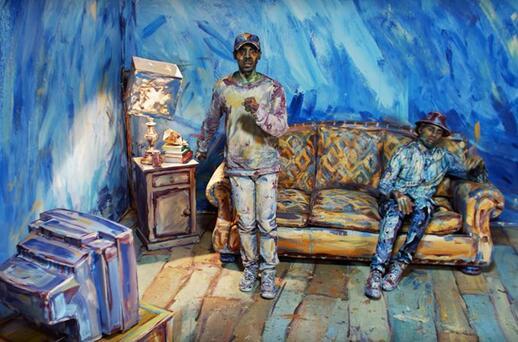 人体艺术电影将肖像油画带入现实世界