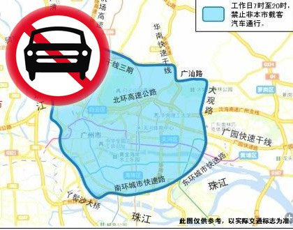 广州限行外地牌措施即将出台 买车需自备车位