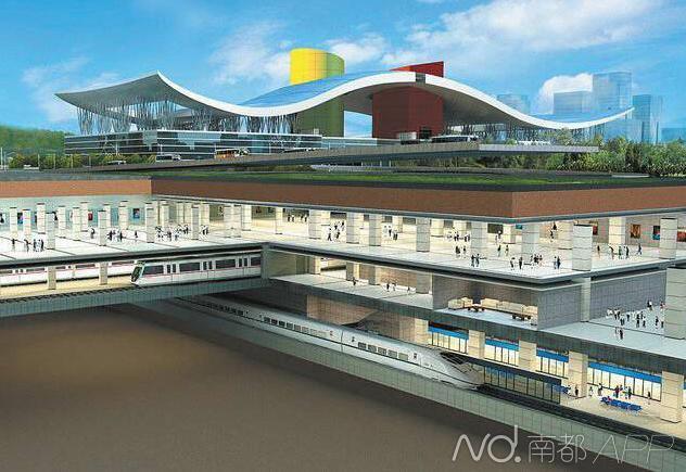 深圳福田建亚洲最大地下火车站 年底前将开通