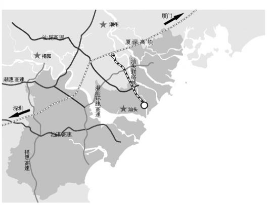 后年汕头人在市区将可直接乘坐厦深高铁