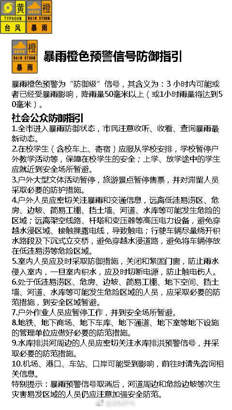 深圳台风、暴雨黄色预警都升级为橙色!全市进