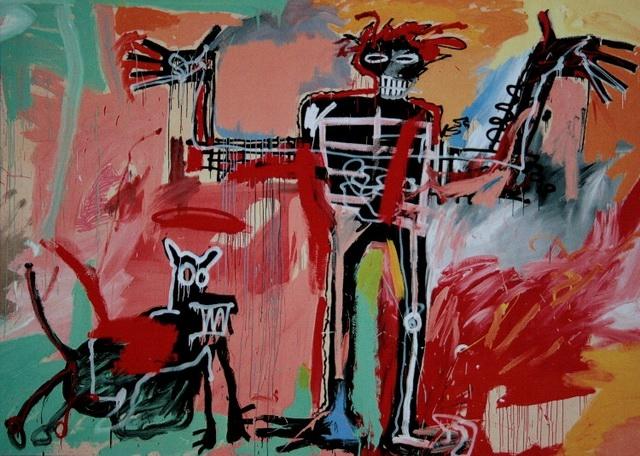 美国当代黑人艺术家 jean michel basquiat 作品赏析