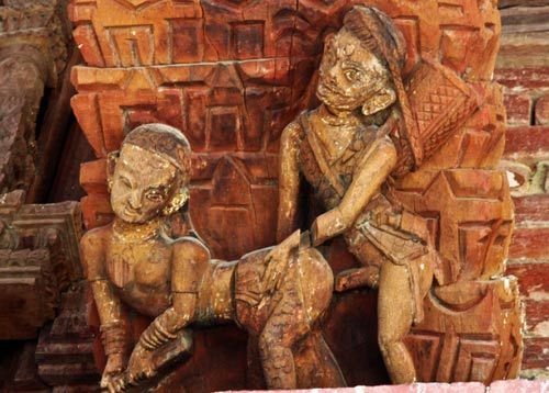 黑巴伊拉布 kala bhairab 巴伊拉布是湿婆神最可怕的形象.