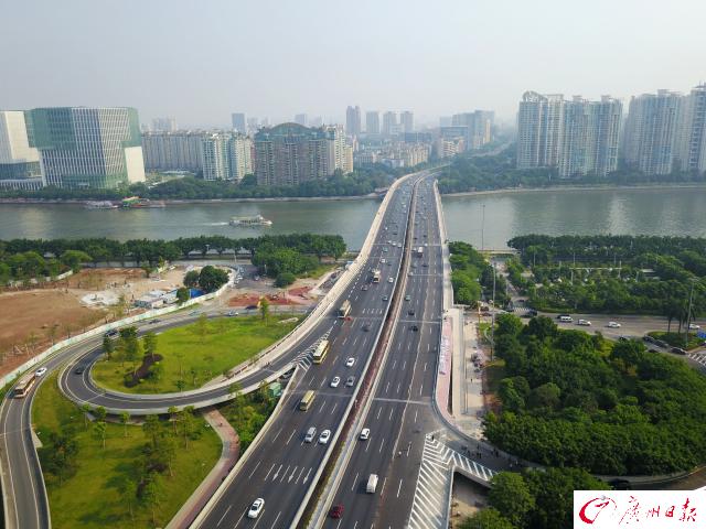 21日凌晨0时，广州大桥十车道全线开通!_大粤网_腾讯网