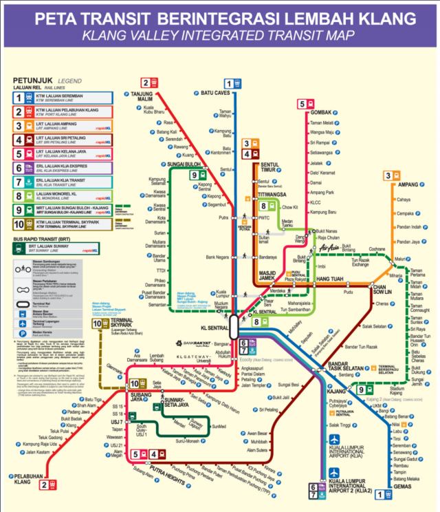 世界地铁路线图收藏|东南亚篇