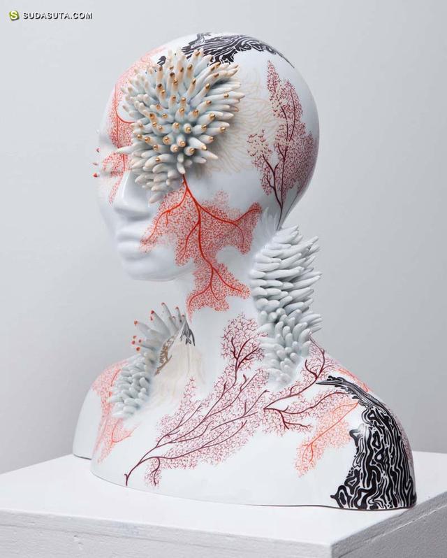 Juliette Clovis 超现实主义陶瓷雕塑欣赏
