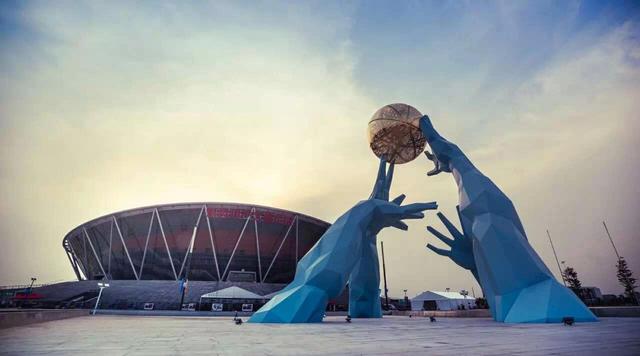 高大上！东莞篮球城市雕塑正式落成