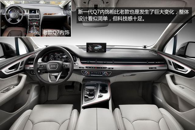 全新一代奥迪q7官图图解 新一代q7配备了全新三幅式多功高清图片