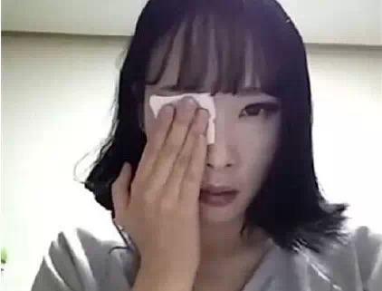 <em>韩国妹子卸妆</em>后六亲不认_大粤网_腾讯网