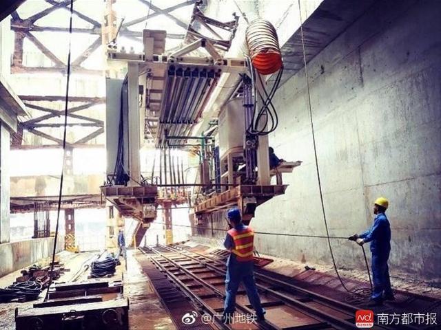 广州地铁21号线进度超标 16座车站已封顶