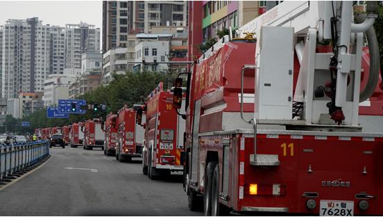 潮州市四套班子领导出席119消防安全宣传月