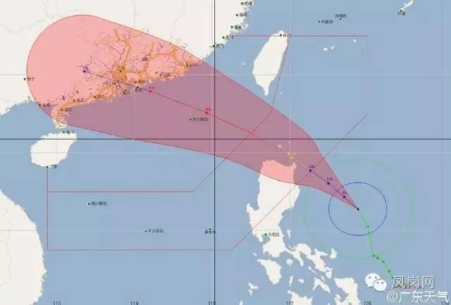 台风 妮妲 来啦 东莞今起将迎大风暴雨