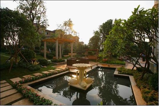 居住区绿地设计_居住区人均公共绿地(3)