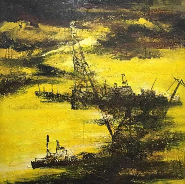 陈许港珠澳大桥主题油画展作品鉴证备案活动在