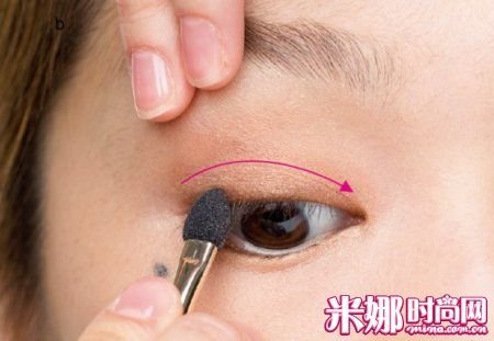 内双眼皮眼影画法图片大全_内双眼皮眼影画法