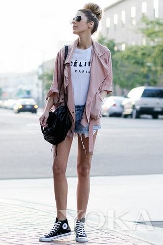 秀美腿拒走光 短裤多短才够美