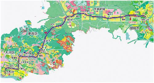 广州地铁21号线 上海21号线地铁线路图 增城21号线地铁规划图图片