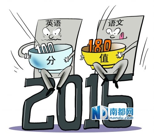 北京高考英语降至100分 广东高考明年不变