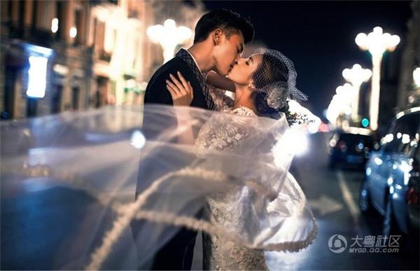 在广州,灯火阑珊处如何拍唯美夜景婚纱照?