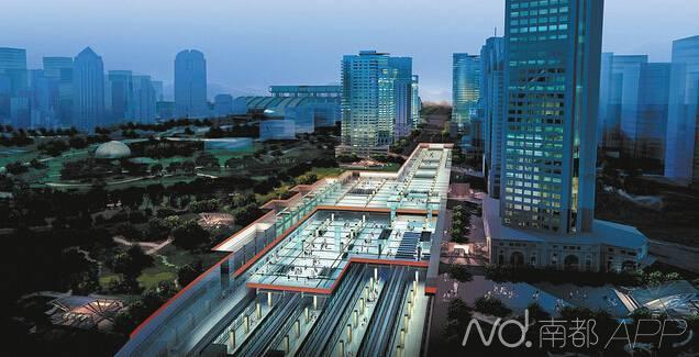 深圳福田建亚洲最大地下火车站 年底前将开通