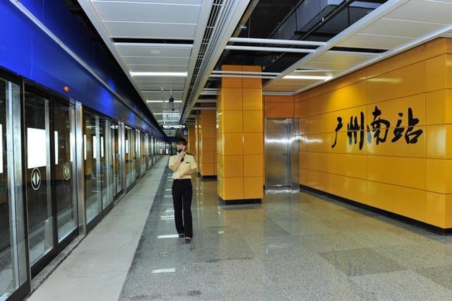 广州南站增开10条线 地铁2号线夜间专车只停5