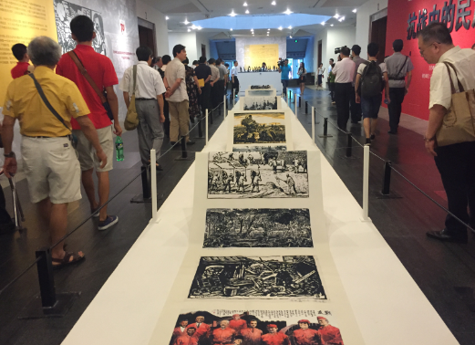 广东省纪念抗战胜利70周年主题美术展开幕