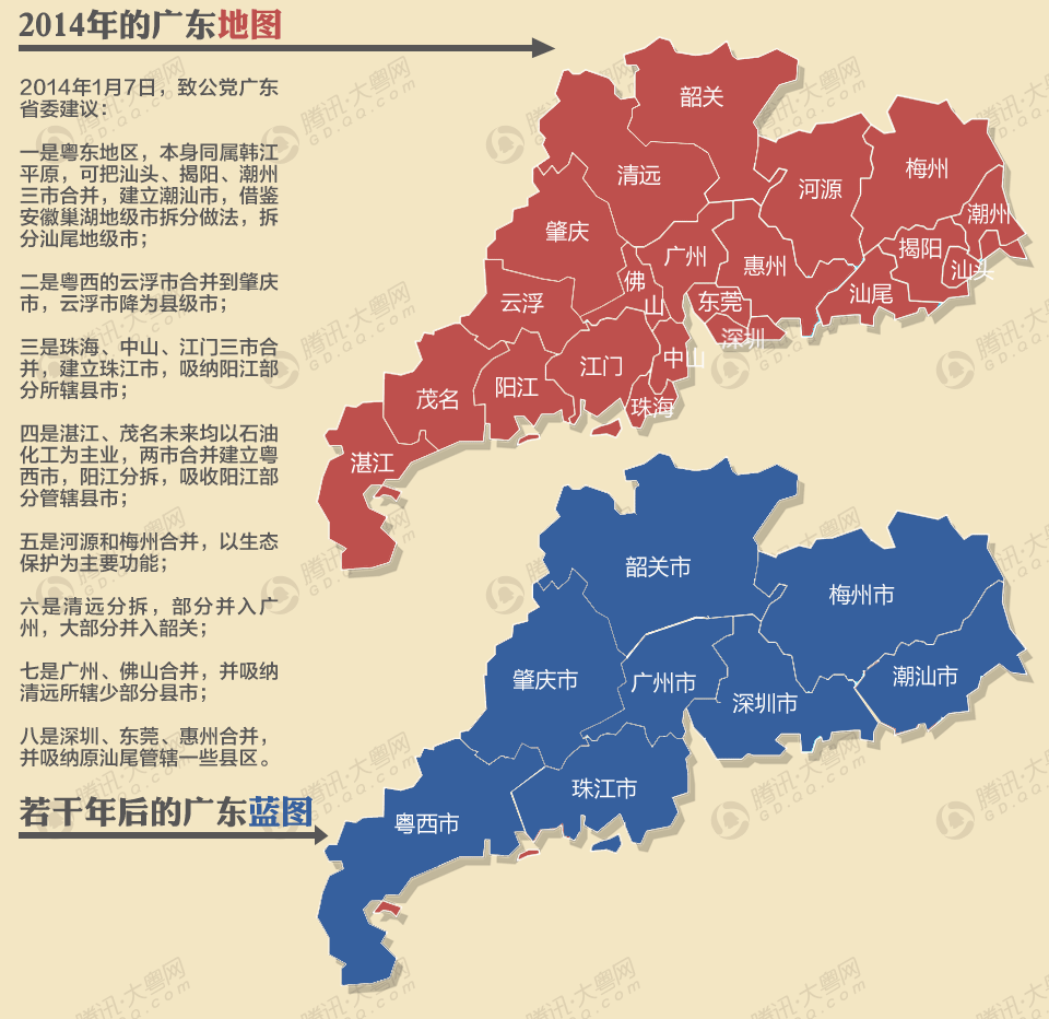 年地级市合并新地图:人大代表建议广东优化行政区划图片