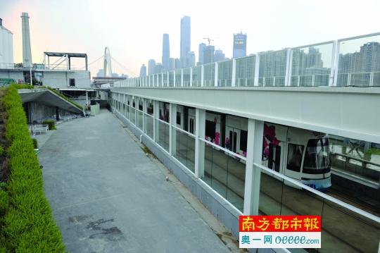 广州海珠有轨电车琶醍站有望下月开通