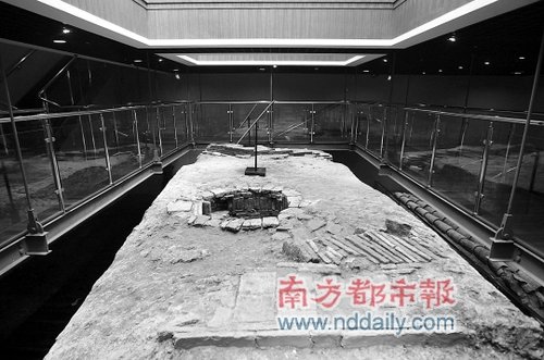 南越王宫遗址展览 千年古井仍见清泉活水