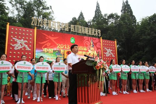 2013年第四届中国 四川国际峨眉武术节拉开大
