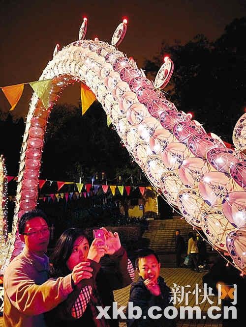 广州越秀全城最大灯会 今晚开始盛装迎客