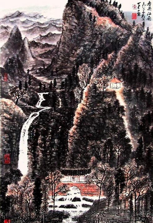 李可染绘画秘籍：从六个方面讲山水画技法