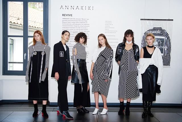 中国设计师品牌ANNAKIKI2017春夏米兰时装周大受关注