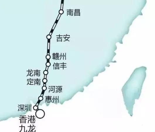赣深高铁将在惠州设惠州北站、博罗北站